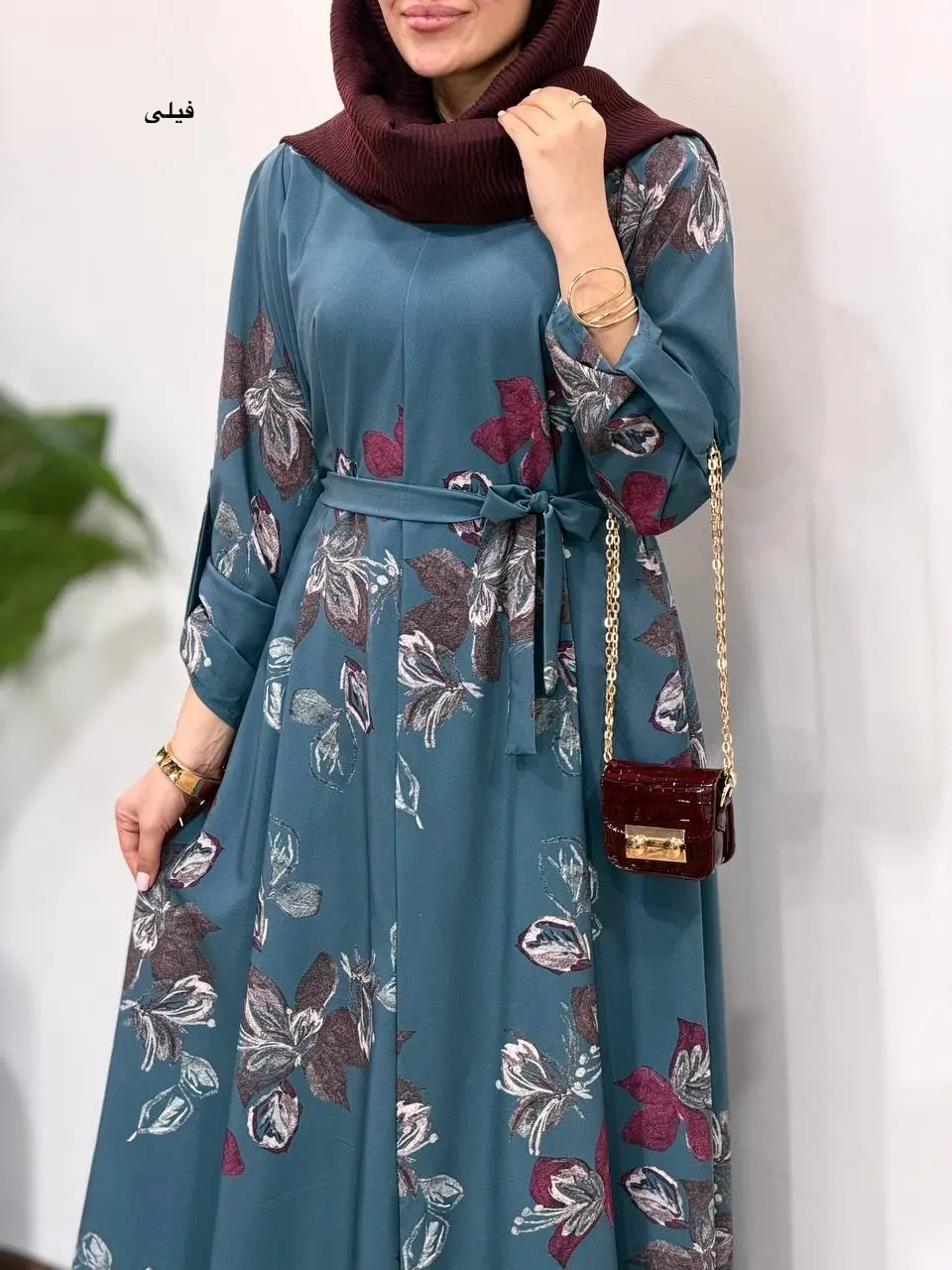 پیراهن بلند سوپر کلوش آیسو شادیا 1